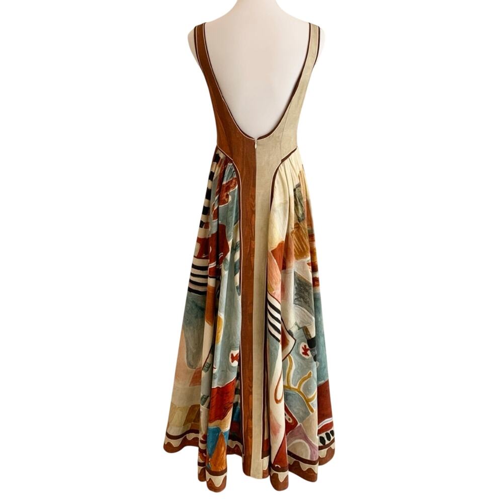 Alemais michelle square neck midi dress - Picture 6 of 6